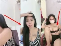 Wenny Bertato di Dada Show Toket Mungil Imut