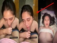 Kakak Lini Nyepong Sampe Merem Melek Kena Ewe Pacarnya