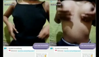 OmeTv Gadis Cakep Mainin Susu Imut
