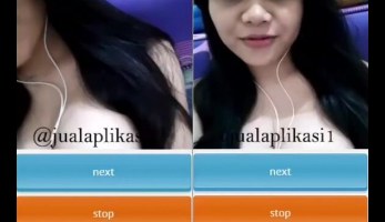 Ome Tv Gadis Baju Belang Toket Gede