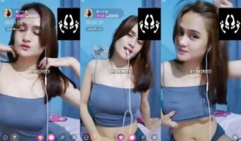 VCS Cathy Buka Baju Pamerin Toket Mungilnya